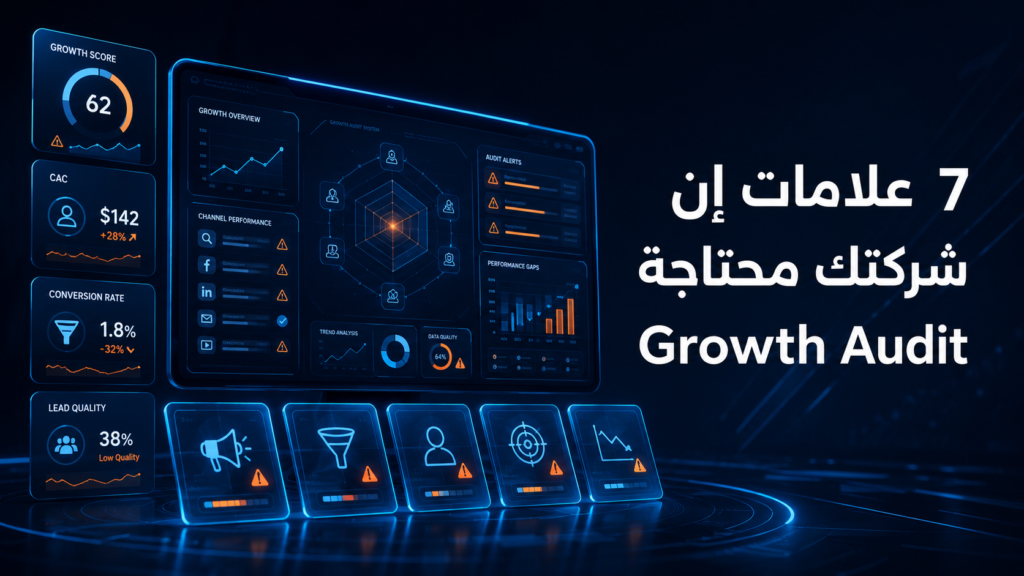 7 علامات تقول إن شركتك محتاجة تدقيق نمو Growth Audit فورًا