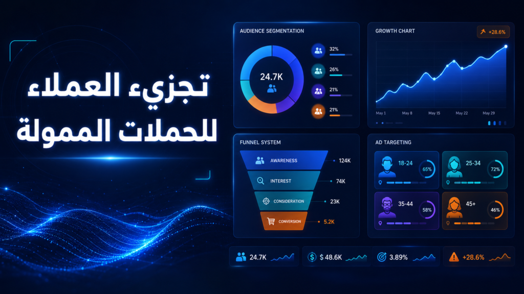 استهداف العملاء الصحيحين: دليل تجزيء الـ Audience للحملات الممولة
