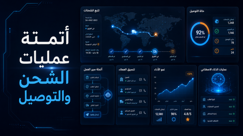 شركات الخدمات واللوجستيات: كيف تقلل 70% من العمل اليدوي في التنسيق مع العملاء عبر أتمتة العمليات بـ n8n؟