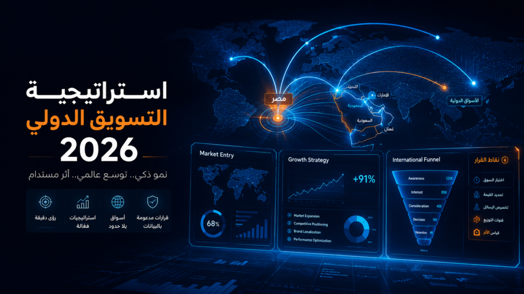 استراتيجية التسويق العابر للحدود: كيف تخترق الشركات المصرية سوق الخليج والأسواق الدولية في 2026؟