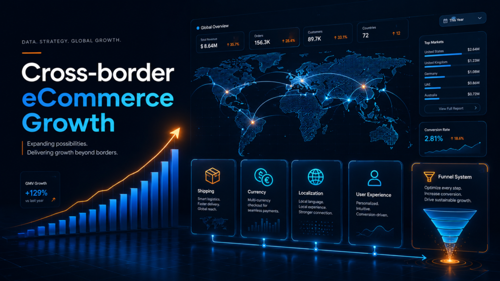 تحديات الـ eCommerce Growth في التوسع الدولي: الحلول الذكية للشحن، العملات، وتخصيص تجربة المستخدم