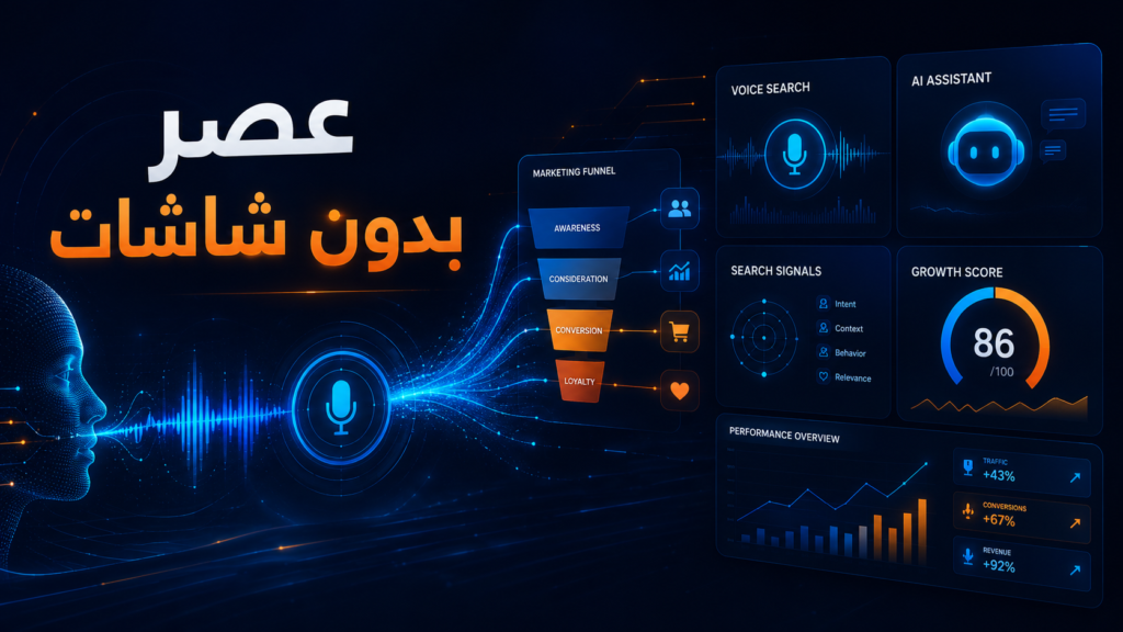 عصر "بدون شاشات": كيف تهيئ براندك ليكون الإجابة الأولى عندما يسأل العميل مساعده الصوتي الذكي؟