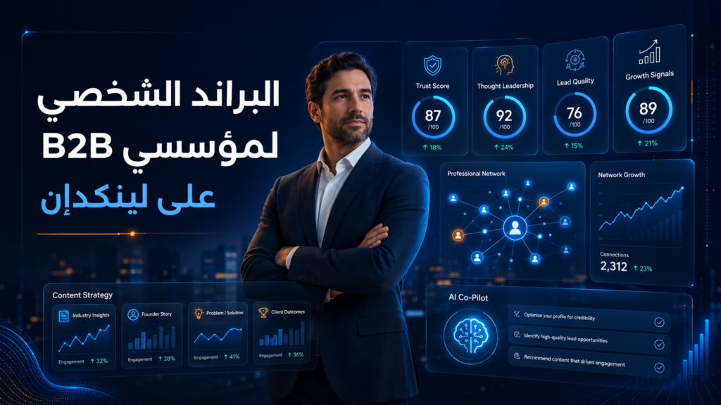 لماذا يحتاج كل مؤسس شركة B2B لبراند شخصي قوي على لينكدإن؟