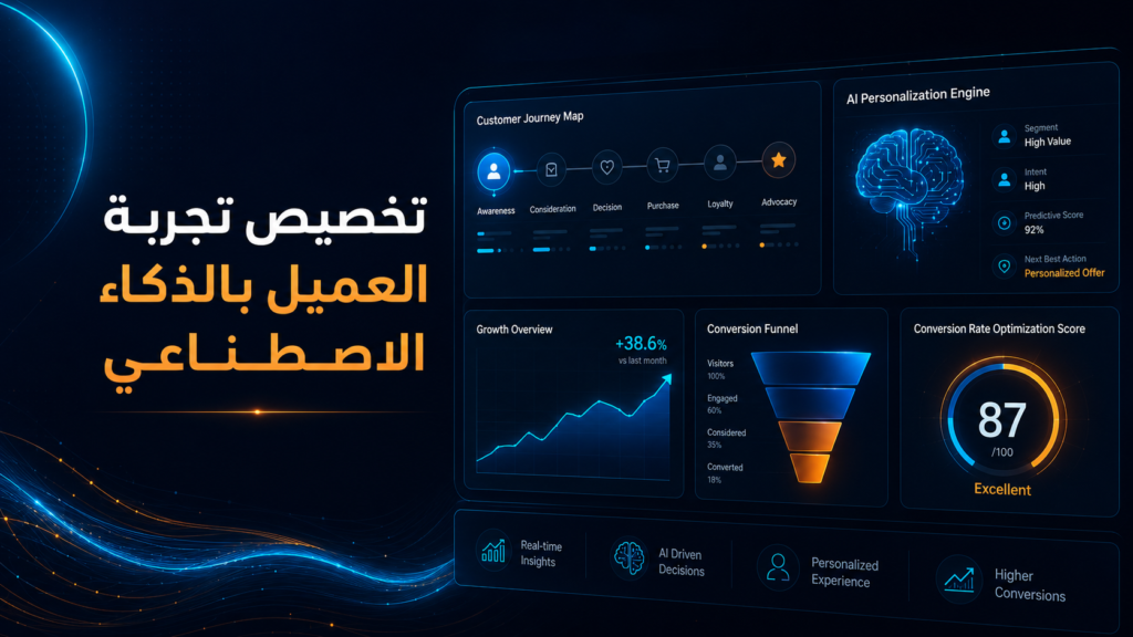 تخصيص تجربة العميل بالذكاء الاصطناعي: مبيعات أعلى بدون زيادة الميزانية