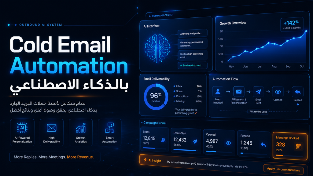 كيف ترسل 1000 رسالة بريد إلكتروني باردة مخصصة بالذكاء الاصطناعي يوميًا بدون دخول الـ Spam؟