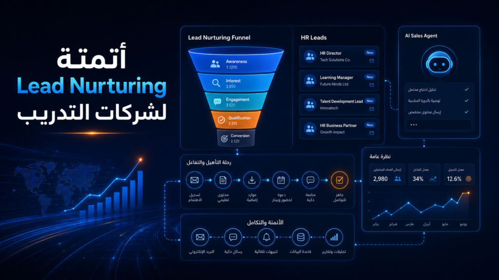 تسويق شركات التدريب: كيف تبني نظام أتمتة ذكي لتأهيل ومتابعة الشركات المهتمة؟