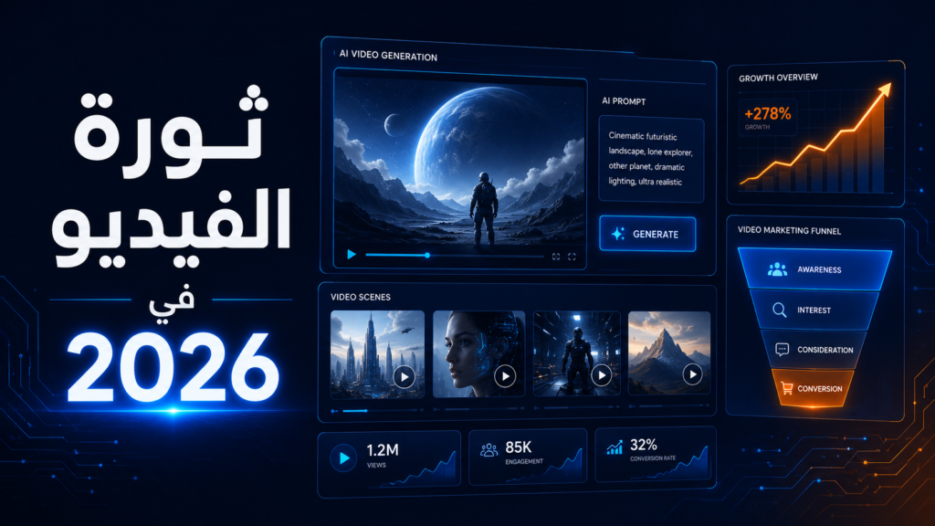 ثورة الفيديو في 2026: كيف تستغل الوكالات والشركات نماذج توليد الفيديو مثل Sora وأخواتها في حملاتها؟