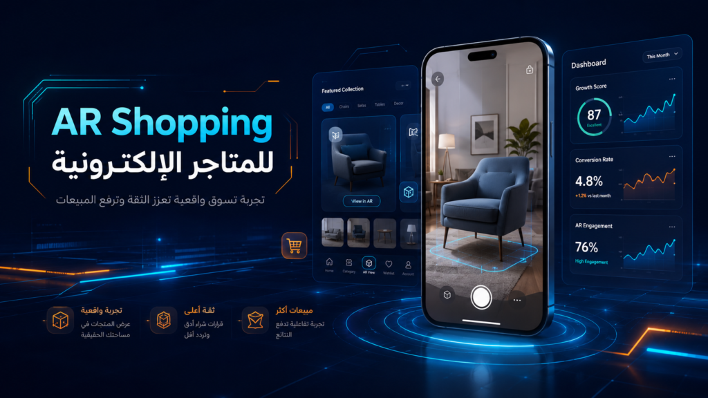 الواقع المعزز في المتاجر الإلكترونية: كيف تتيح لعميلك تجربة المنتج في منزله قبل الشراء؟