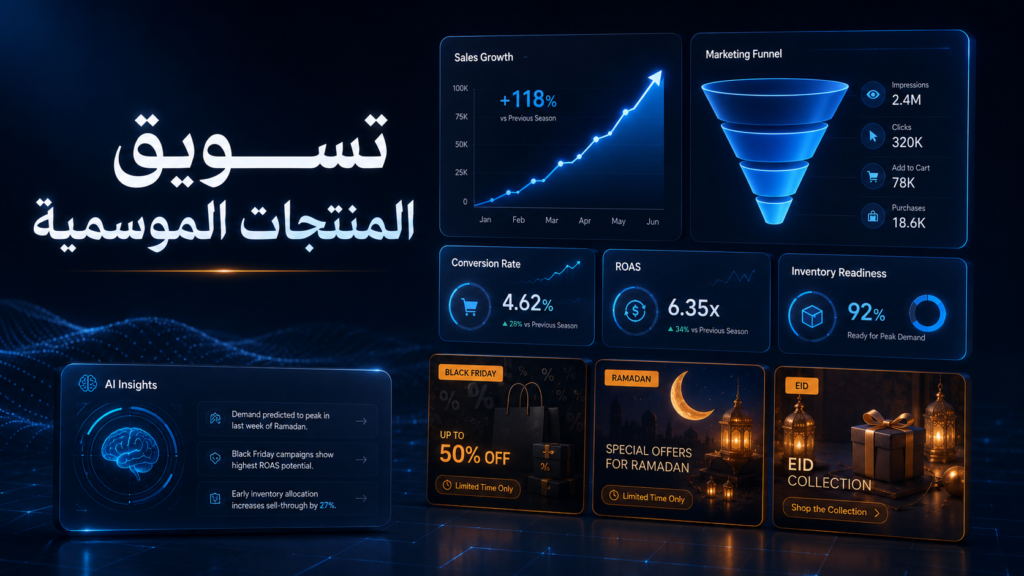 تسويق المنتجات الموسمية: خطة تسويق موسمية لمتجرك الإلكتروني في الجمعة البيضاء ورمضان والعيد