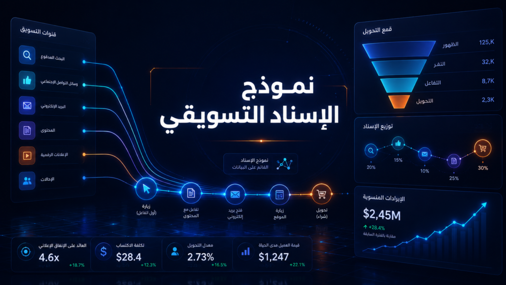 نموذج الإسناد التسويقي: أي قناة فعليًا تجلب لك المبيعات؟