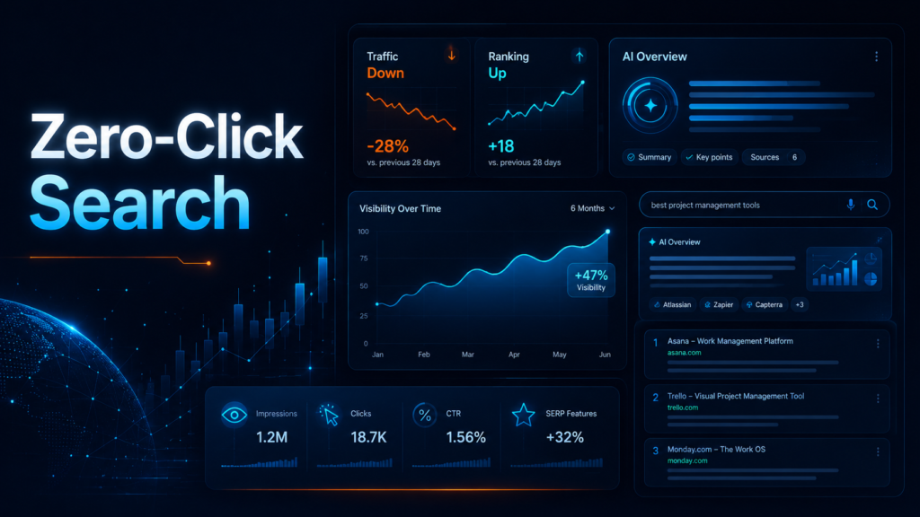 ظاهرة Zero-Click Search: لماذا تقل زيارات موقعك حتى لو تحسّن ترتيبك في Google؟